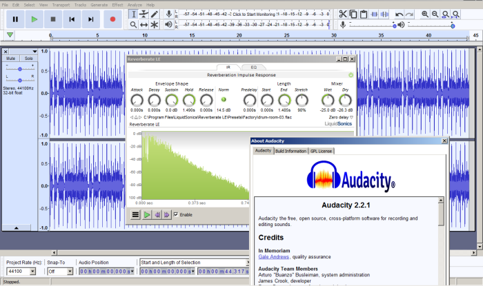 ''Reverberate LE' working in Audacity 2-2-1.png