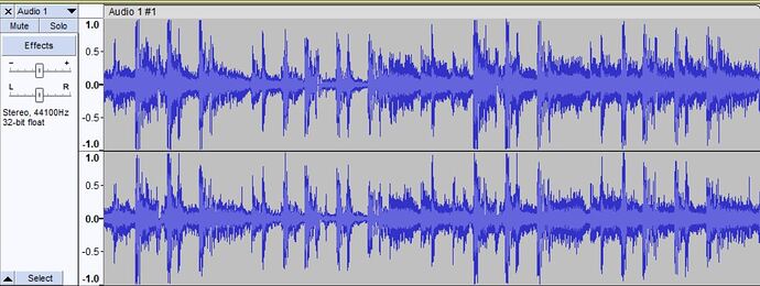 Audacity working properly