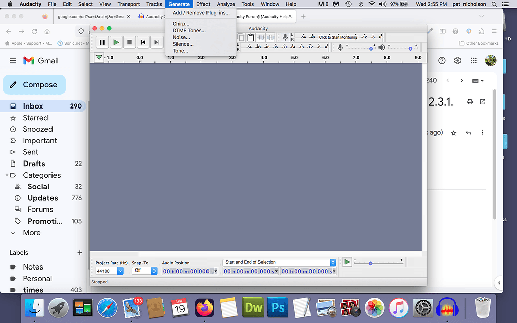 Click track is where? Audacity Help Forum Audacity Forum
