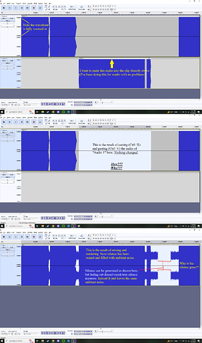 Can't paste, silence ruined