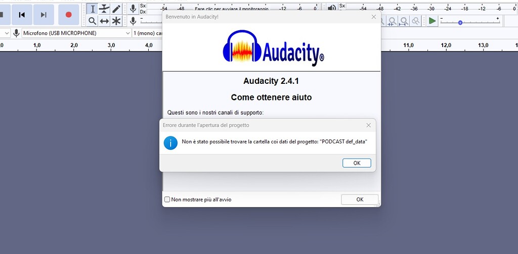 I moved the saved project out of it's folder accidentally Audacity
