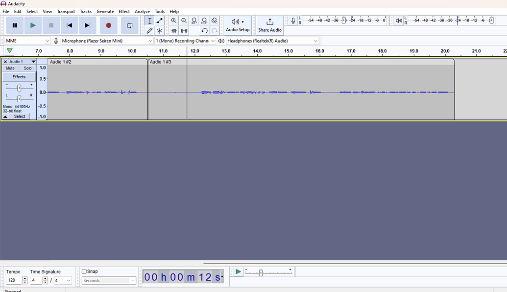 Mic not picking up sound after switching laptops Windows Audacity Forum
