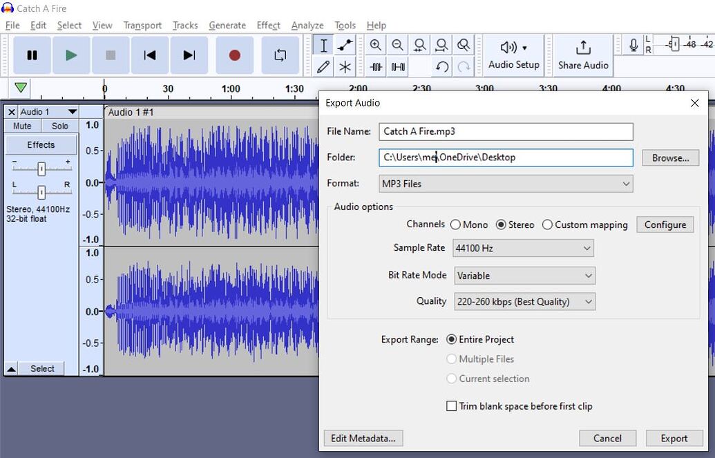 Export Multiple Files Greyed Out - Windows - Audacity Forum