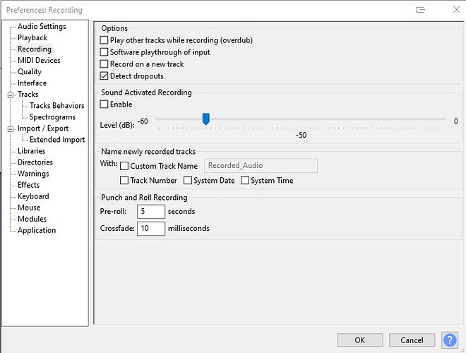 audacity issue