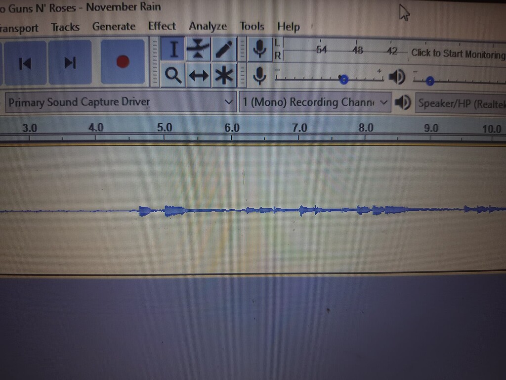 My mic taking low level audio signals Windows Audacity Forum