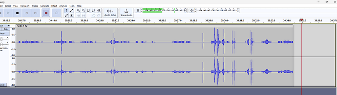 Audacity Spikes