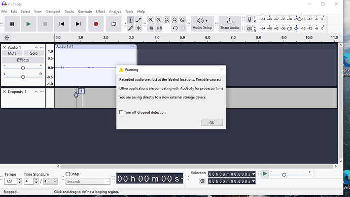 audacity 1 question