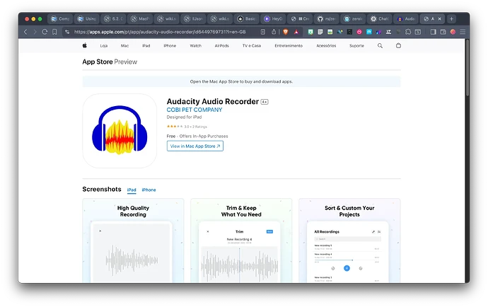 Audacity Audio Recorder