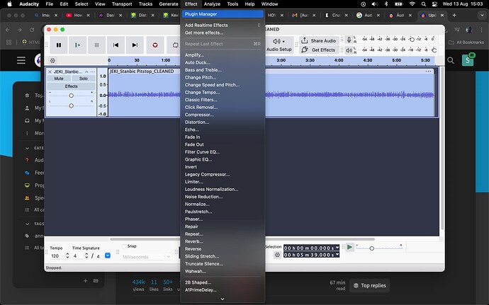 Effects Dropdown i