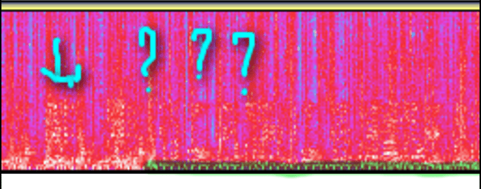 equally-spaced low-frequency bright-spots looks like music (drum).png