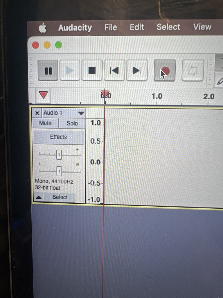 Help! Cant get audacity to record macOS Audacity Forum