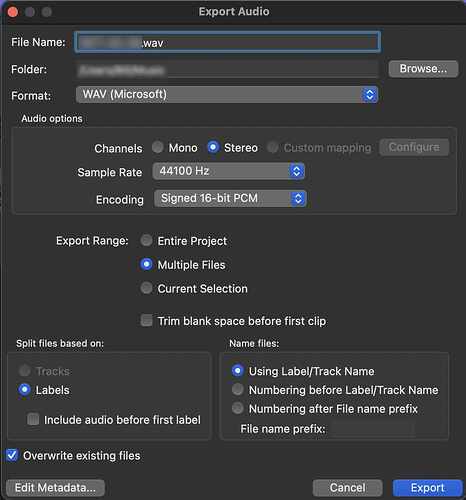 ExportMultiple