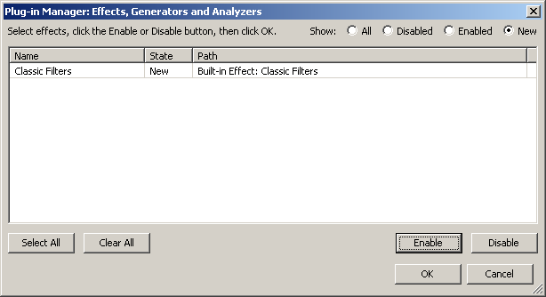 Disabled plug-ins from 2.1.3 - Windows - Audacity Forum