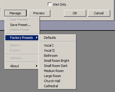 bottom of Audacity's native reverb-effect showing presets.png