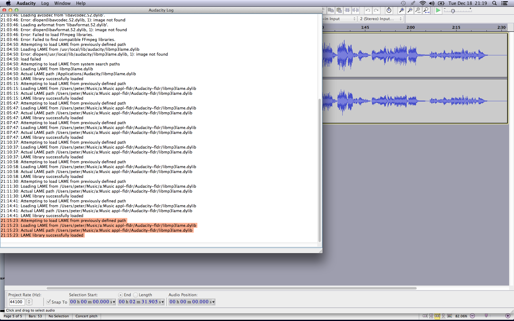 where are MP3 encoding options?[SOLVED] - macOS - Audacity Forum