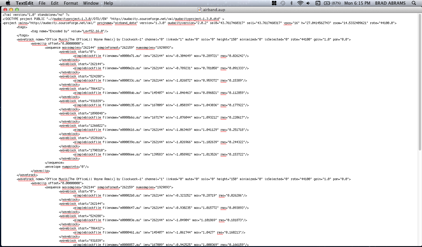 Error Couldn't find the project data folder PLEASE HELP! ) macOS