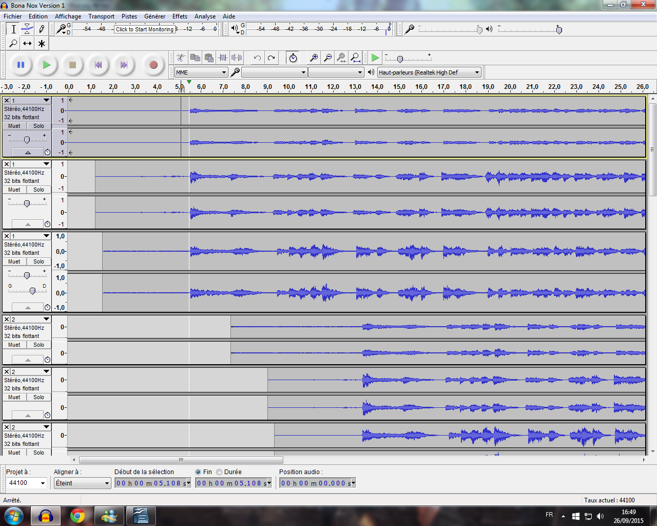 Tempo effect on all tracks : unequality - Windows - Audacity Forum