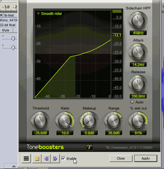 ToneBoosters compressor V3-1-1 , in Audacity 2-1-1, on Windows.gif