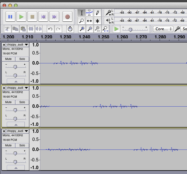Help finding effects to fix stuttering audio - Windows - Audacity Forum