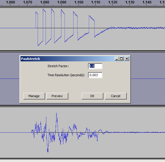 What is Paulstretch in Audacity