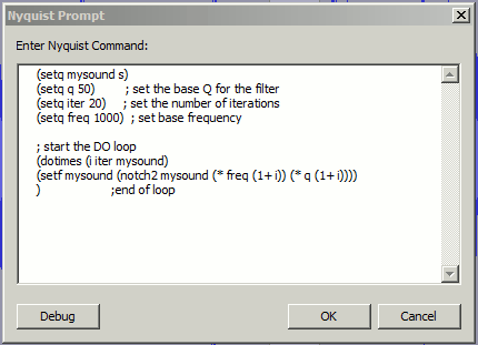 Notch filter, 1kHz + harmonics.gif