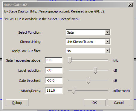 Steve's noise-gate  plugin , showing settings used on 'the Quest' (after).png
