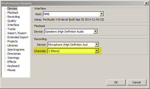 Audacity Preferences , mono recording selected.png