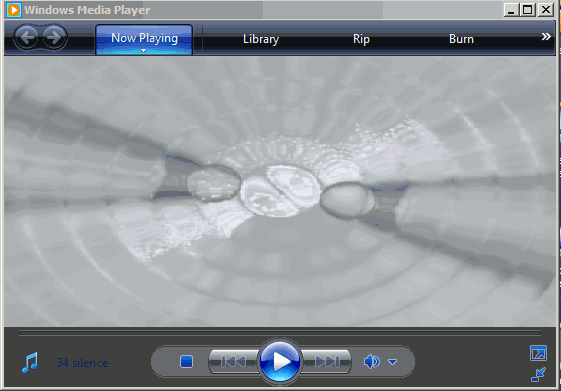 a visualization of silence on Windows media player##.gif