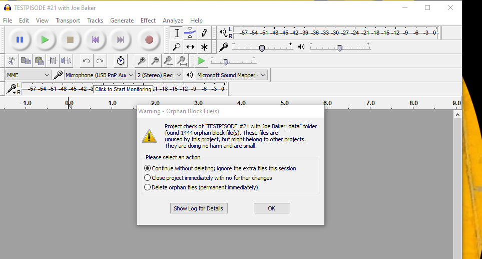 Is there an Orphan Block file recovery option - Windows - Audacity Forum