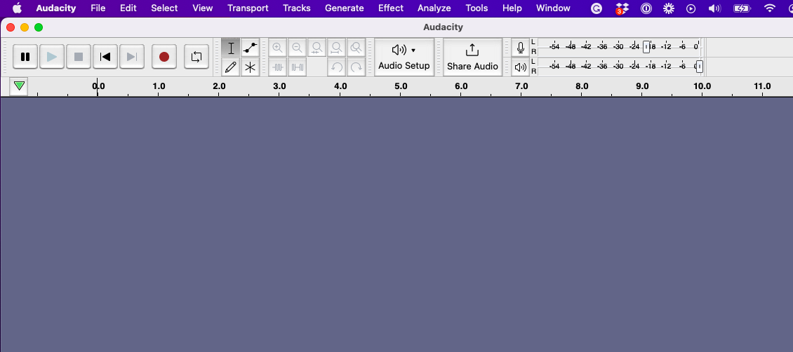 Cannot find options for selection the audio input Audacity Help Forum