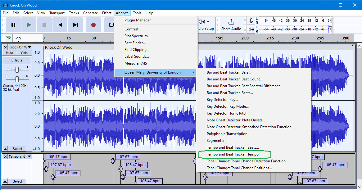 [tutorial] how to add a leadin click track on a playback music file