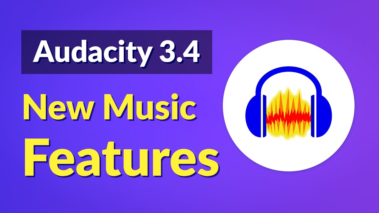 Rilasciato Audacity 3.4