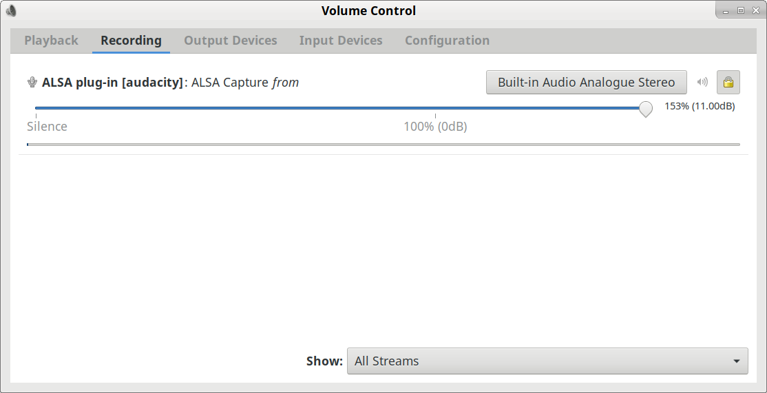 Recording clipping at 0.5 (6 dB) GNU/Linux Audacity Forum