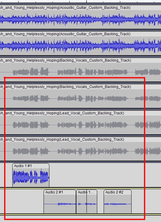 Clip splitting before and after - Windows - Audacity Forum