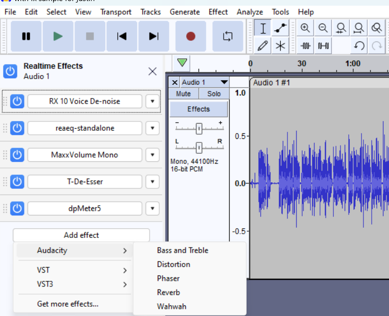 Need custom effects stack Audacity Help Forum Audacity Forum