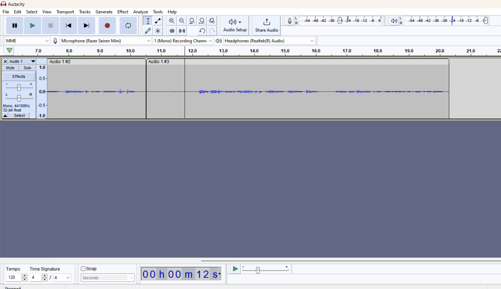 Mic not picking up sound after switching laptops Windows Audacity Forum