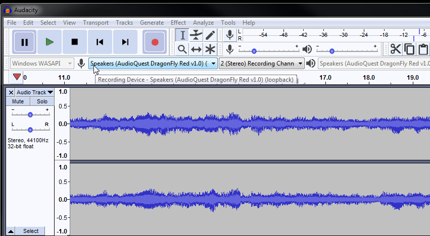 Audacity with DragonFly - WSAPI & Loopback Options.png