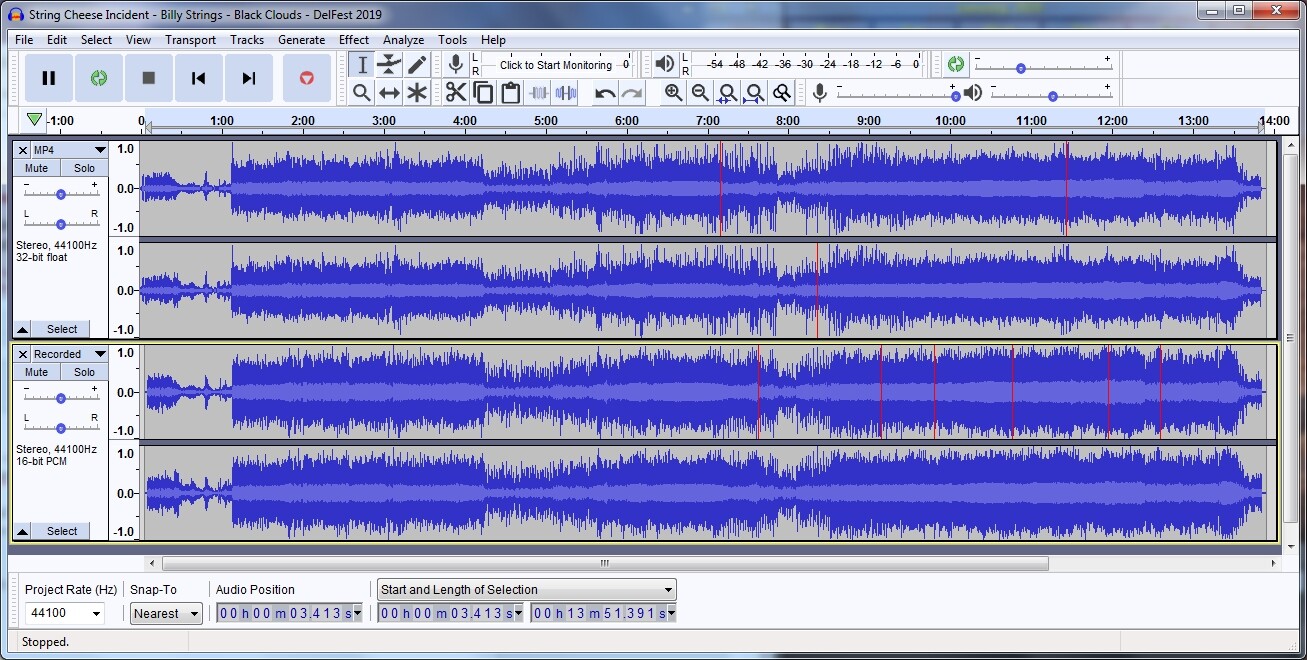 MP4 video audio recorded to WAV or ? - Windows - Audacity Forum