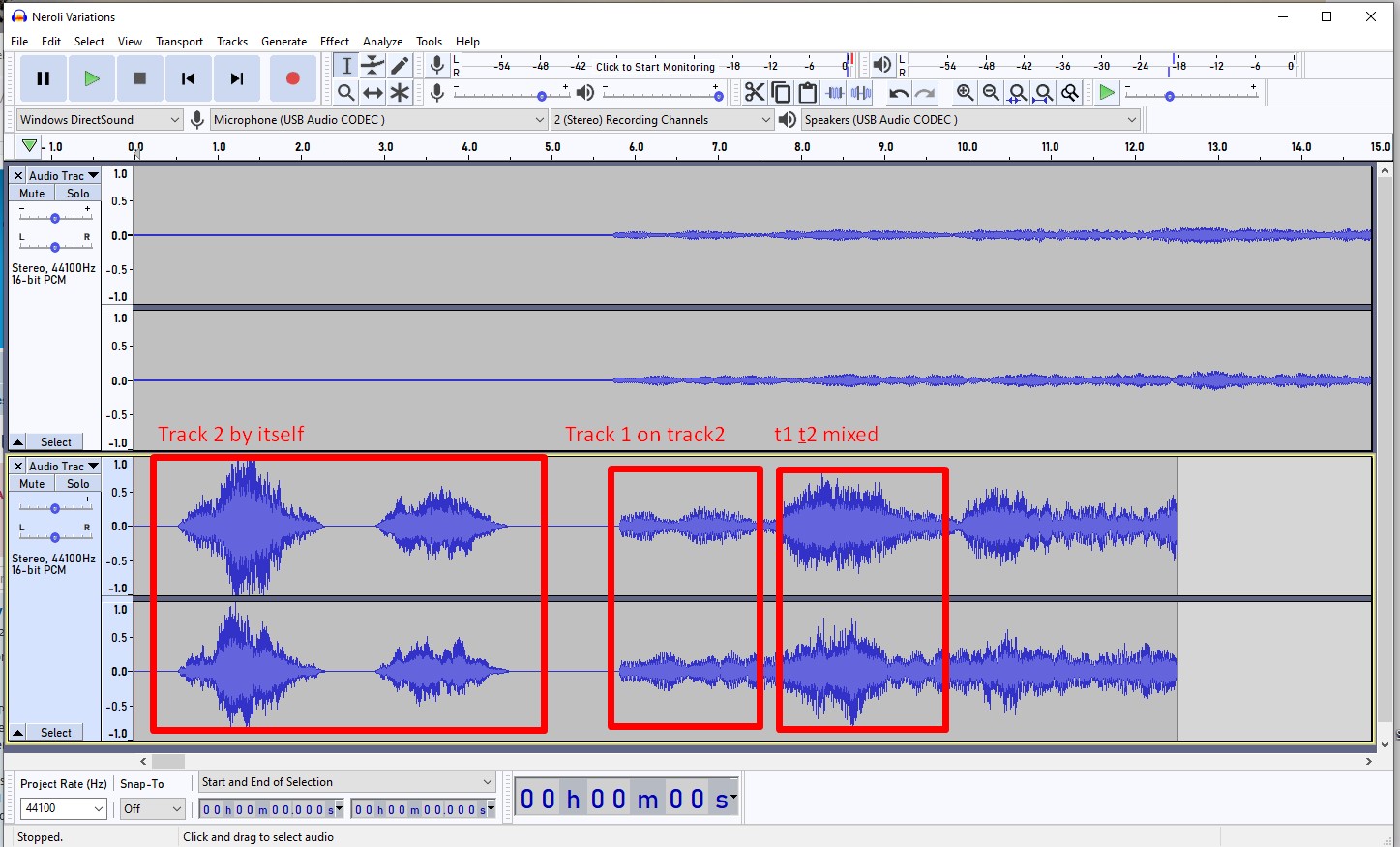 Track 1 being recorded on track 2 - Windows - Audacity Forum