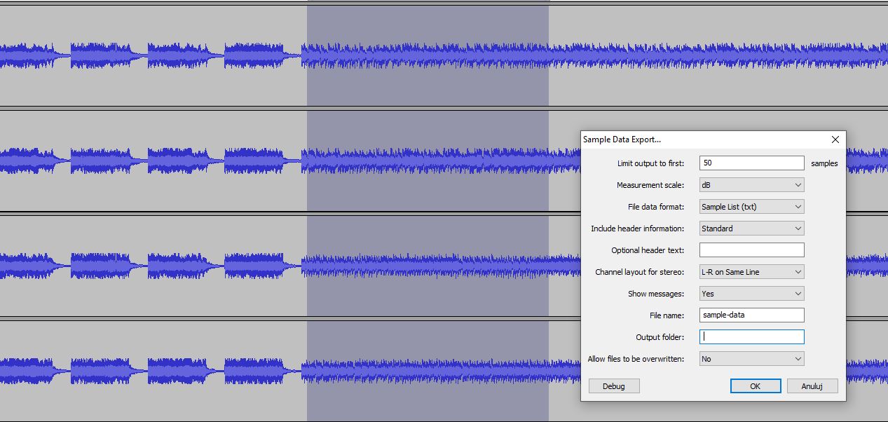 Option to not overwrite files while doing a sample data export missing