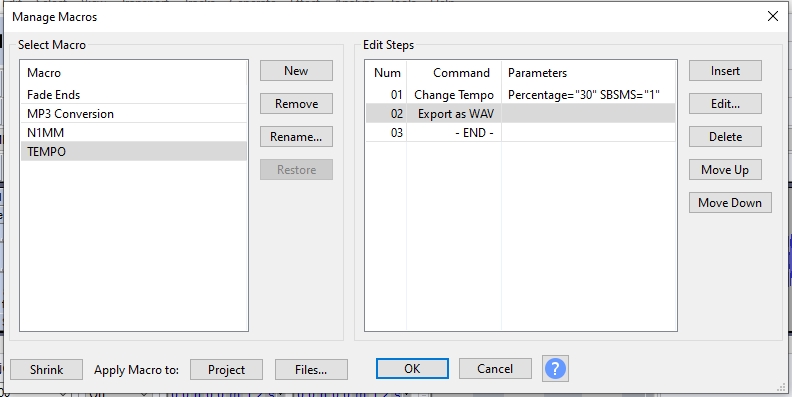 Change Tempo on 40 files - Windows - Audacity Forum