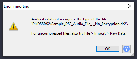 Error Importing