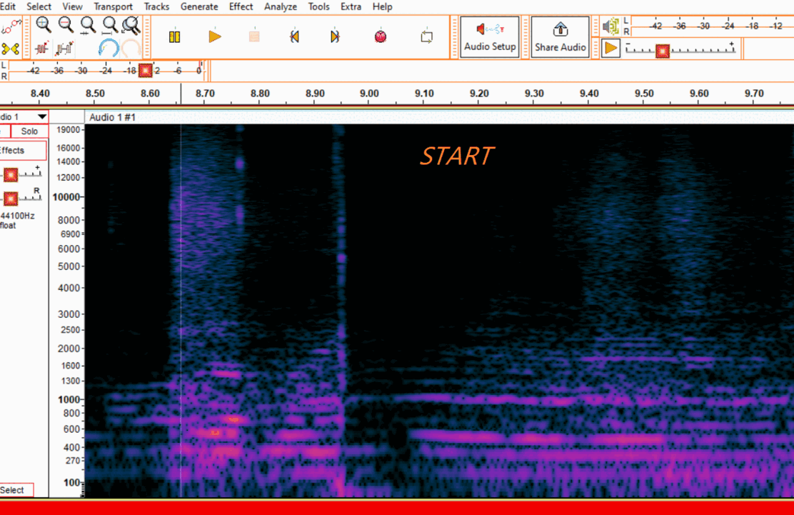 Spectral click removal Audacity