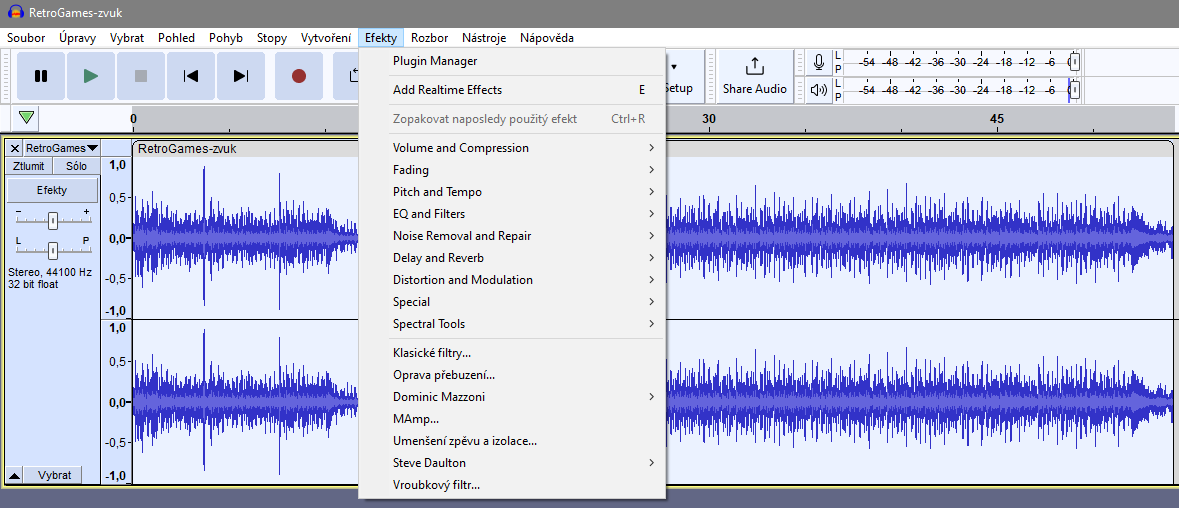 Where is Bass and Treble in Audacity 3.2.1? Windows Audacity Forum