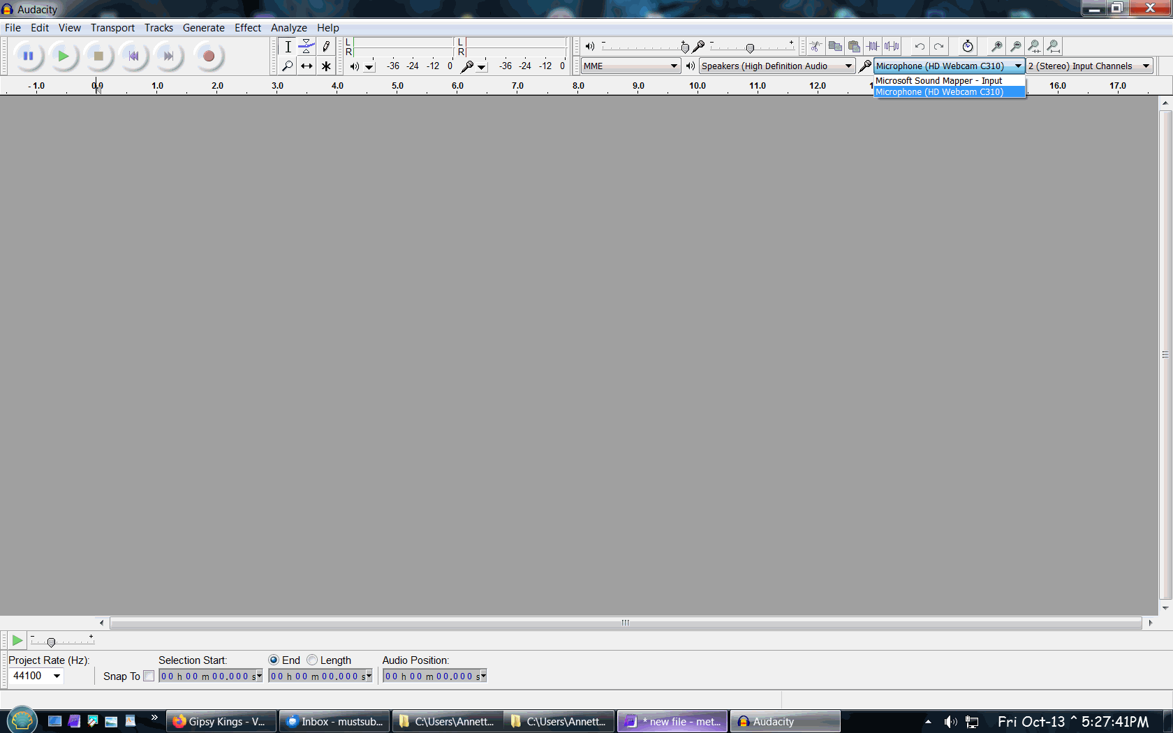 Wave is missing from recording drop down - Windows - Audacity Forum