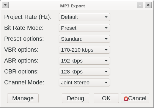 MP3 Export - batch processing - Macros and Scripting - Audacity Forum