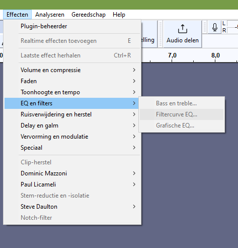audacity filters