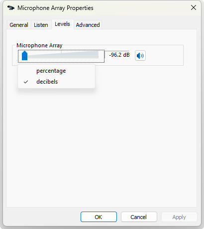 1-Sound Level dB