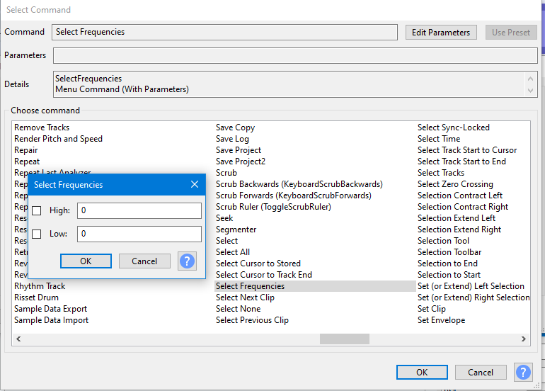 Macro Help with Selecting Tracks - Windows - Audacity Forum