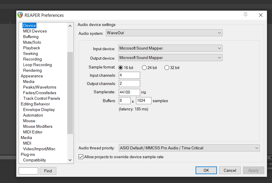 Audacity not recognising input 3 or 4 Windows Audacity Forum